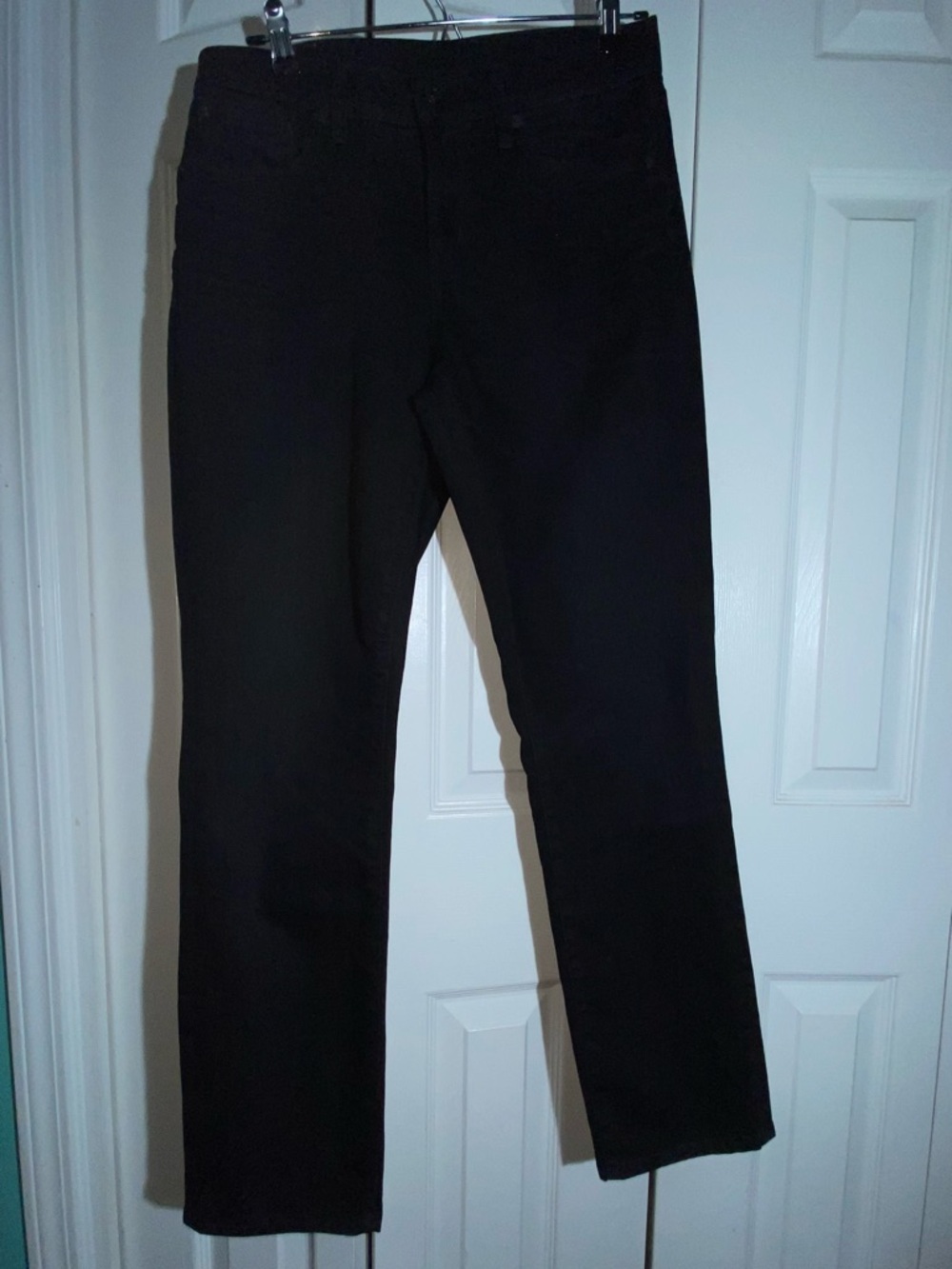 Madewell Slim Boyjean Jeans Womens 28 Black Wash Mid Rise Stretch Denim   AA19
